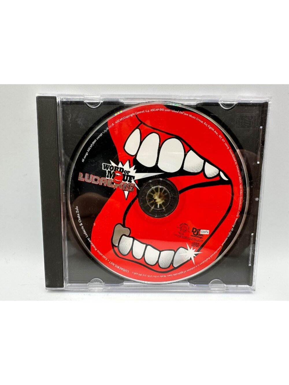 Word Of Mouf Ludacris CD 2001 Hip-Hop Rap Genre Classic Album